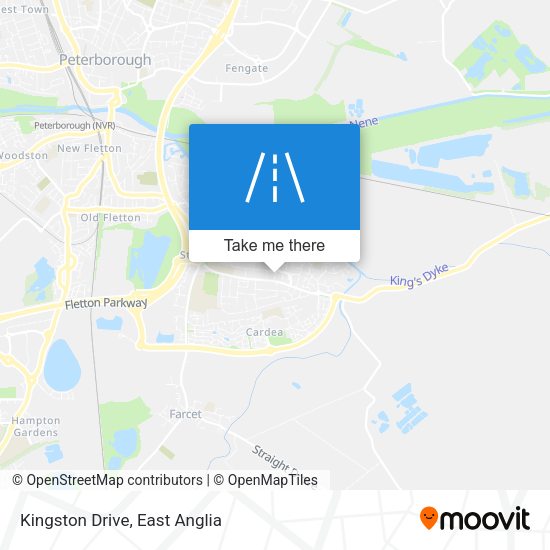 Kingston Drive map