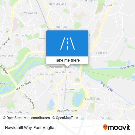 Hawksbill Way map