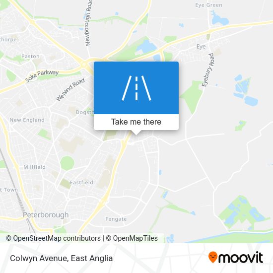 Colwyn Avenue map