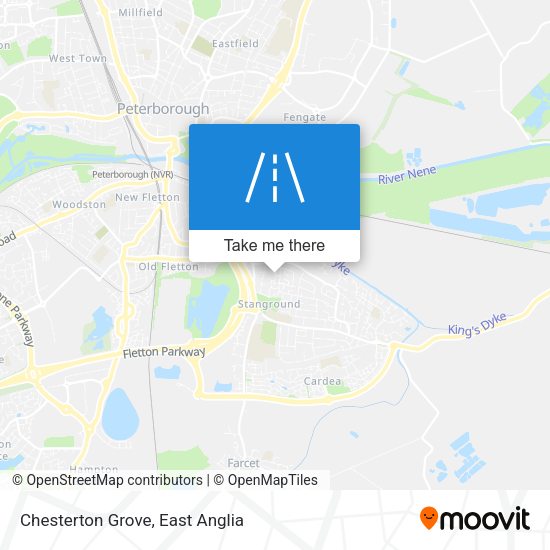 Chesterton Grove map