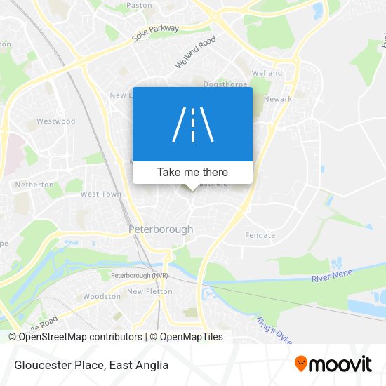 Gloucester Place map