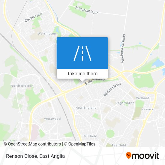 Renson Close map