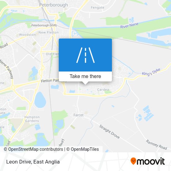 Leon Drive map
