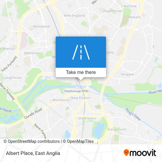 Albert Place map