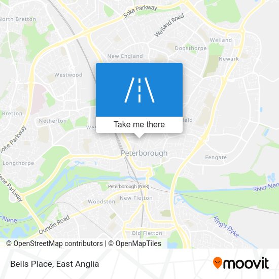 Bells Place map