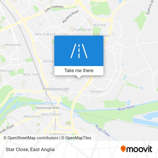 Star Close map