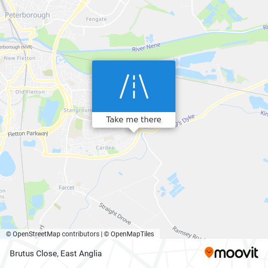 Brutus Close map