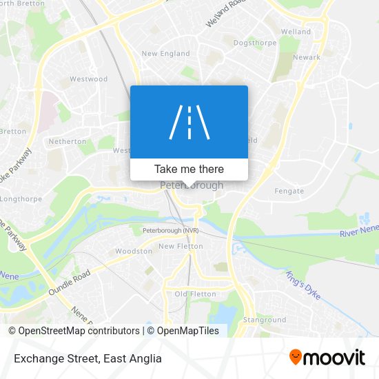Exchange Street map