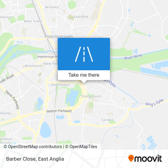 Barber Close map