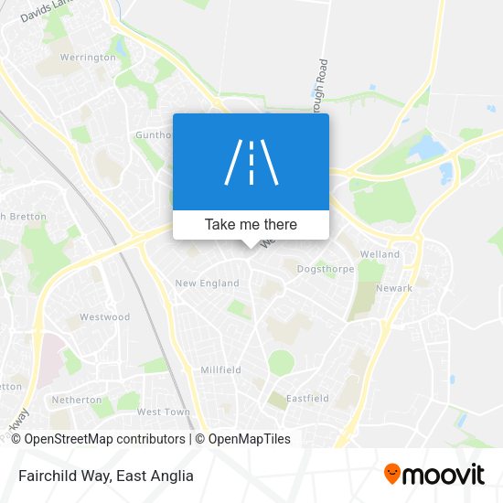 Fairchild Way map