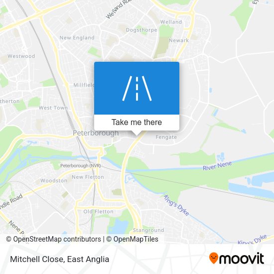 Mitchell Close map