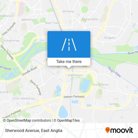 Sherwood Avenue map