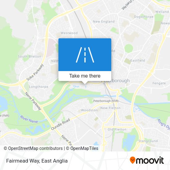 Fairmead Way map