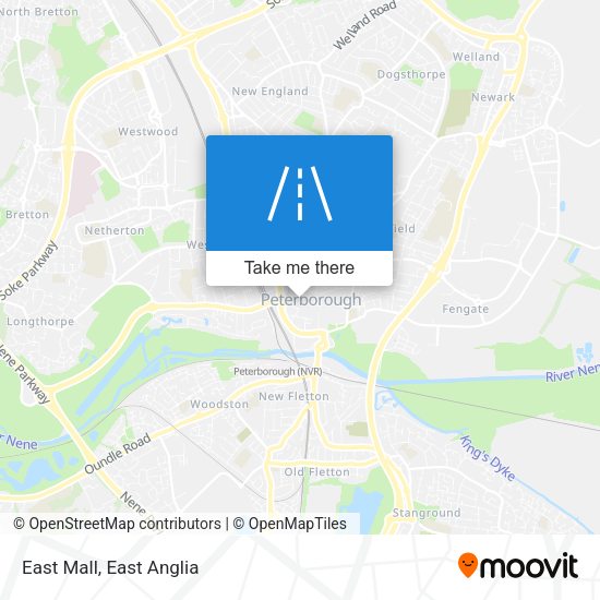 East Mall map