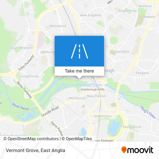 Vermont Grove map