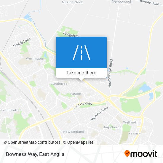 Bowness Way map