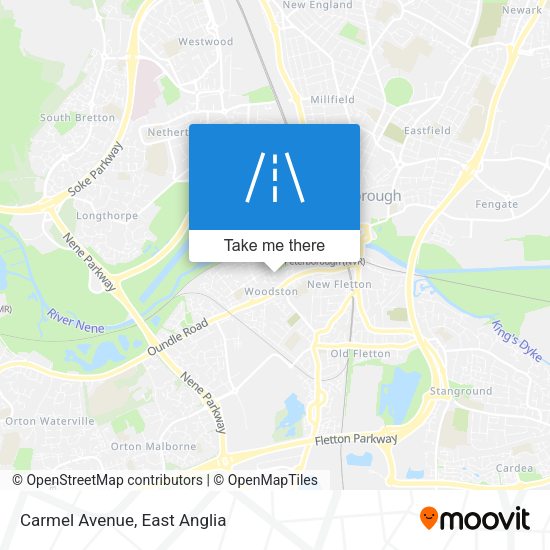 Carmel Avenue map