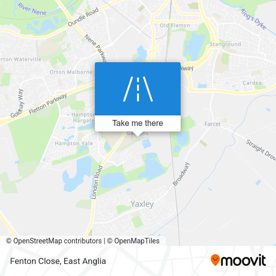 Fenton Close map