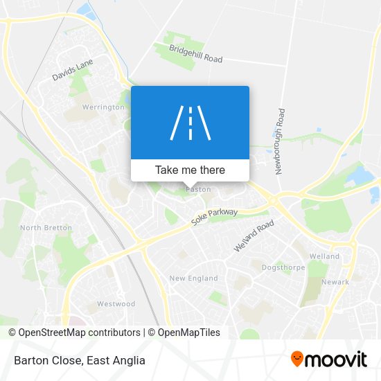 Barton Close map