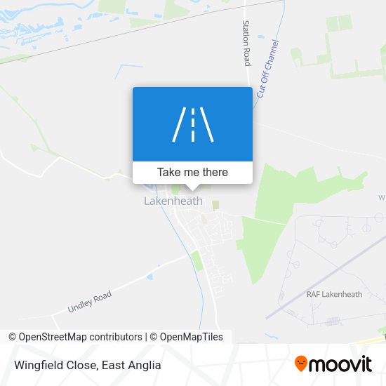 Wingfield Close map