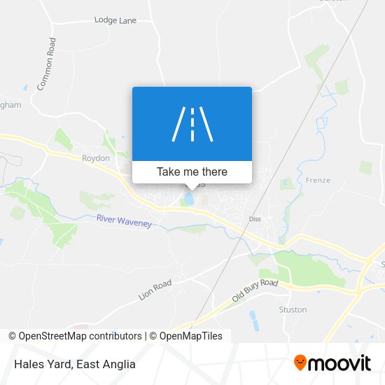 Hales Yard map