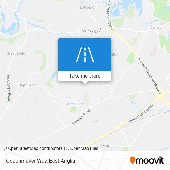 Coachmaker Way map