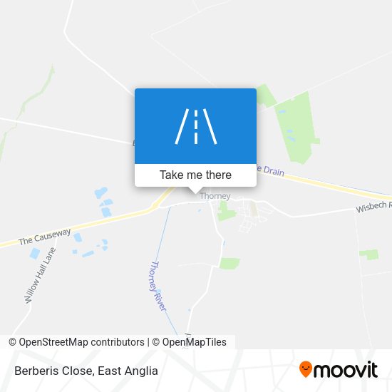Berberis Close map