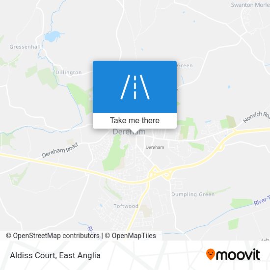 Aldiss Court map