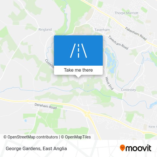 George Gardens map