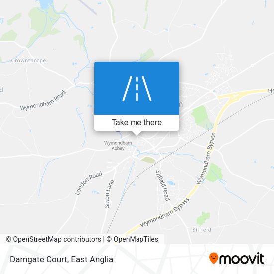 Damgate Court map