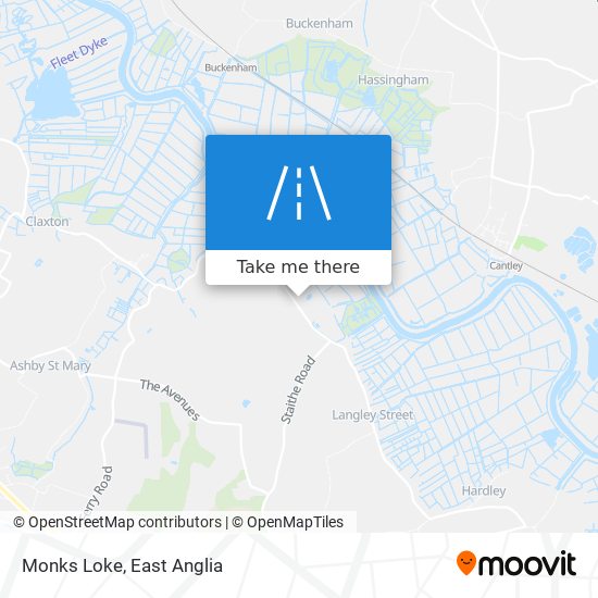 Monks Loke map