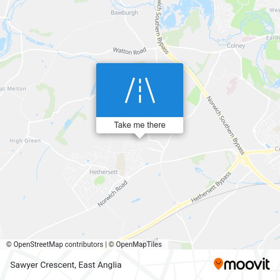 Sawyer Crescent map