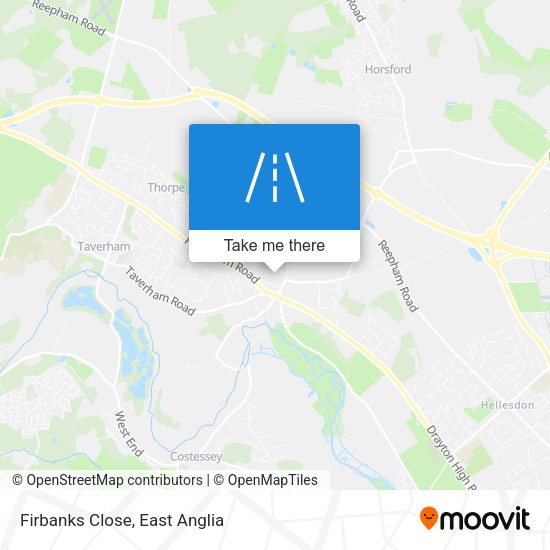 Firbanks Close map