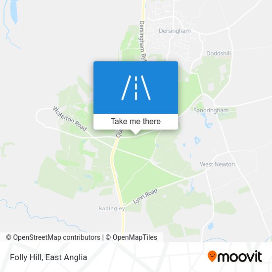 Folly Hill map