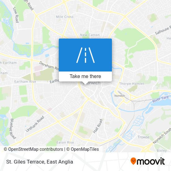 St. Giles Terrace map