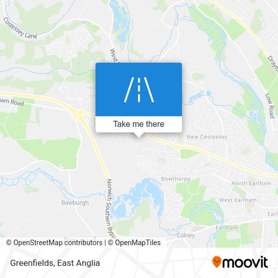 Greenfields map