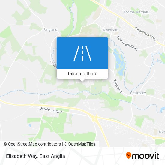 Elizabeth Way map