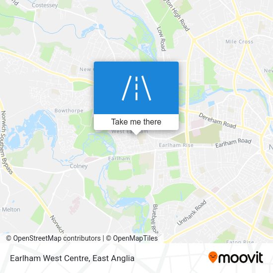 Earlham West Centre map