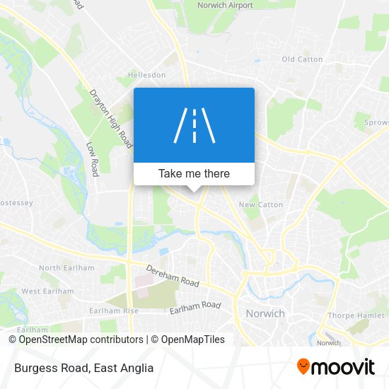 Burgess Road map