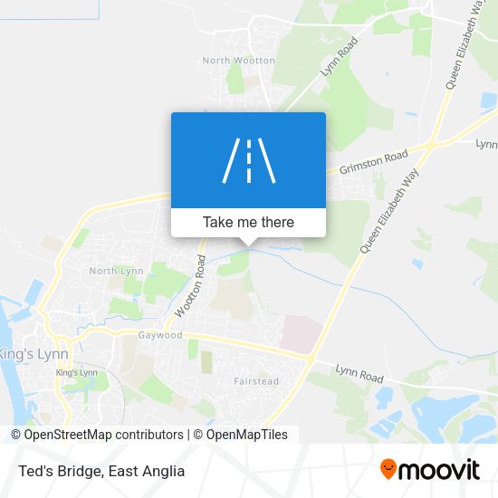 Ted's Bridge map