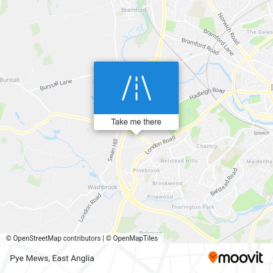 Pye Mews map