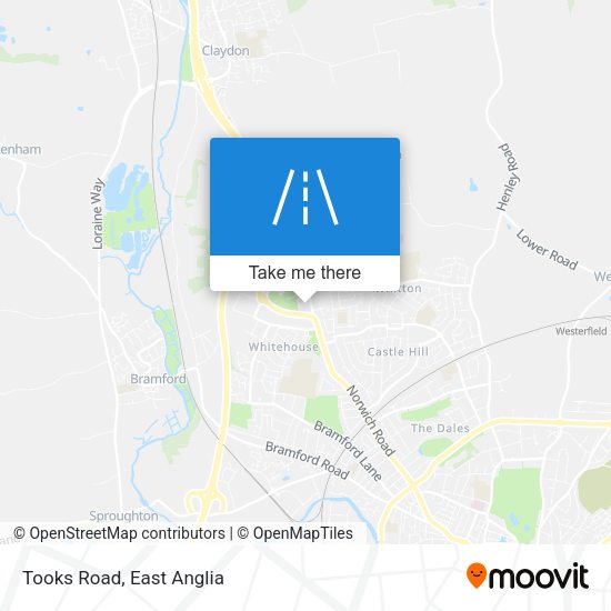 Tooks Road map