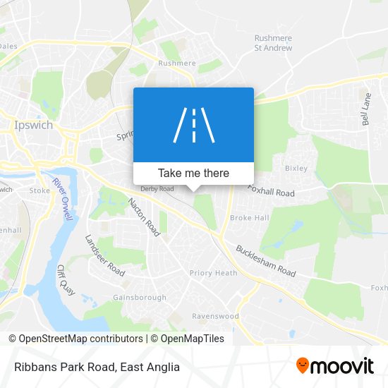 Ribbans Park Road map