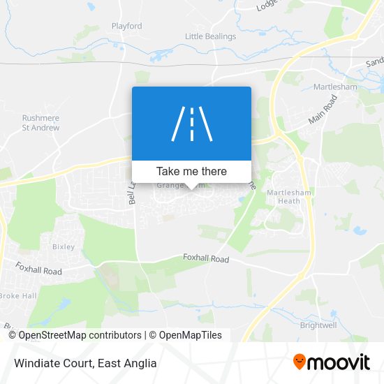 Windiate Court map