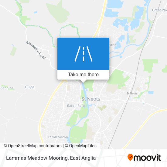 Lammas Meadow Mooring map