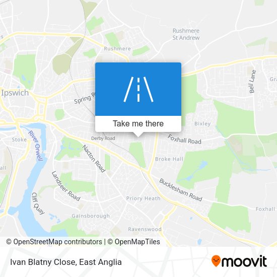 Ivan Blatny Close map
