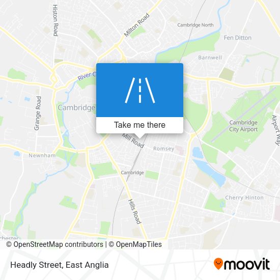 Headly Street map