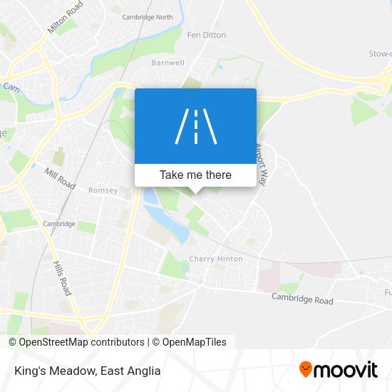 King's Meadow map