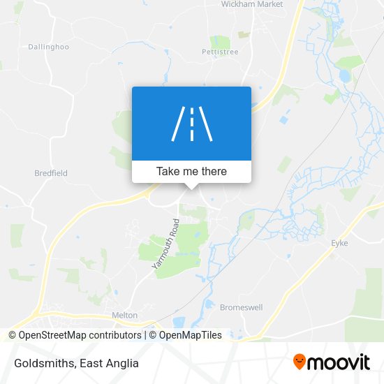 Goldsmiths map