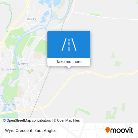 Wyre Crescent map